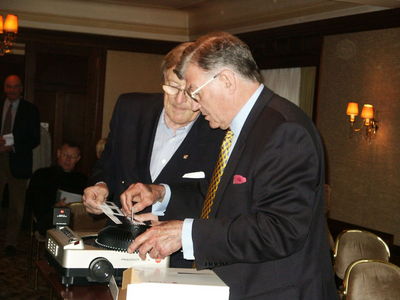 Hans Krieger (†2024) and Thomas Thomsen, CCI Meeting in Hamburg 2005