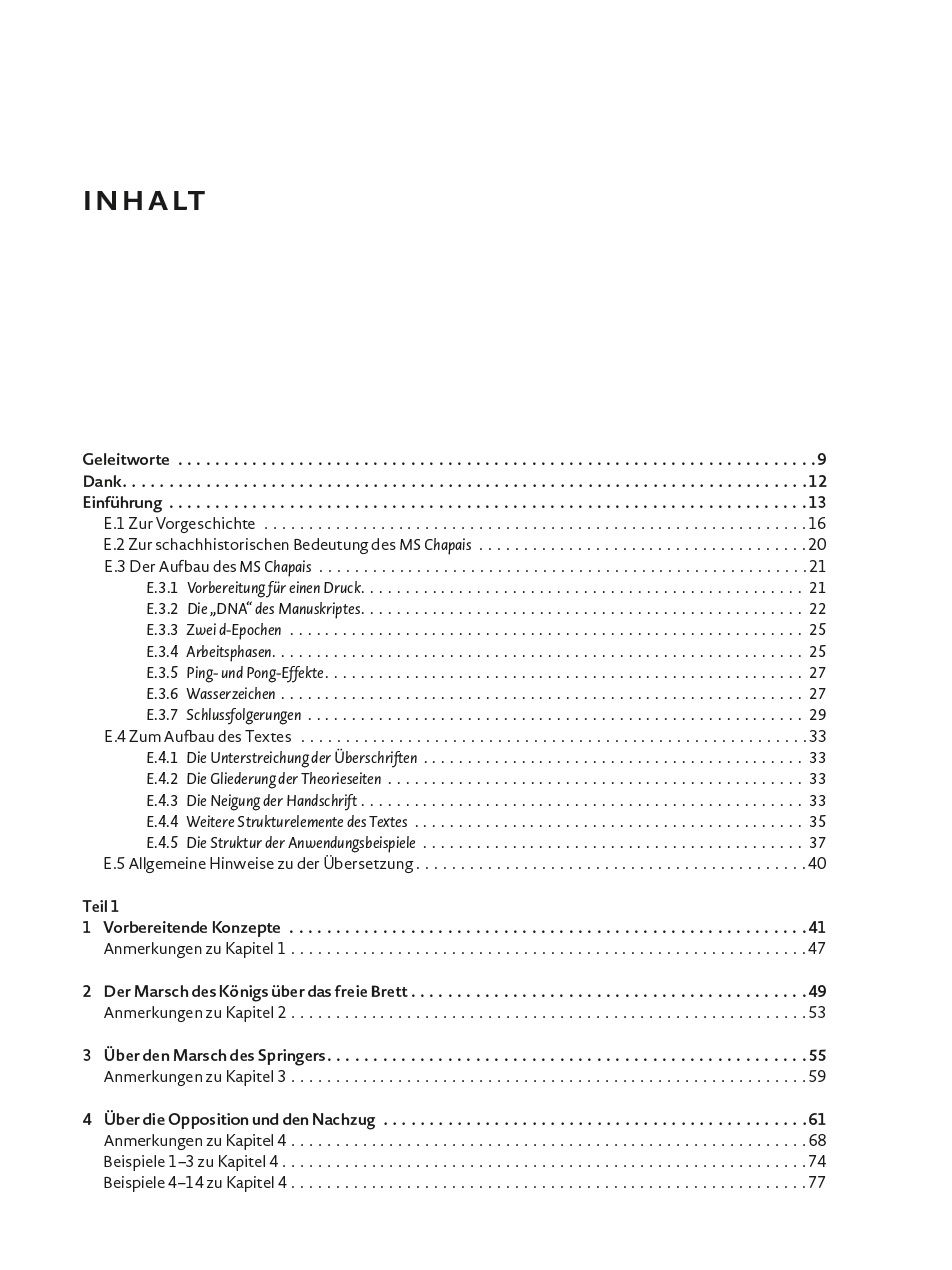 Herbert Bastian - Chapais - Page 5 Contents