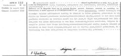 Certificate of death from Akiwa Rubinstein (excerpt)