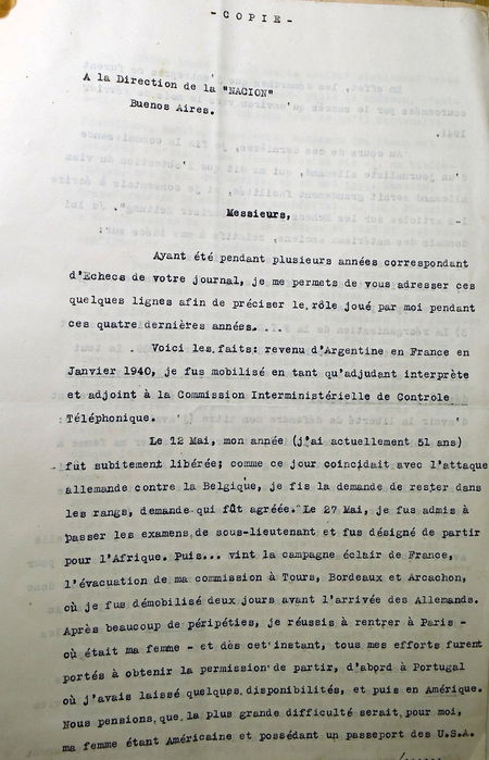Alekhine’s Letter