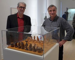 Larry List and Michael Negele at the Max Ernst Museum, November 2014