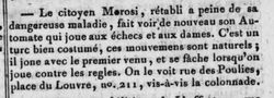 Le Courrier des spectacles, 25-09-1800 (excerpt)