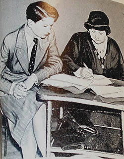 Vertragsunterzeichnung Menchik - Graf 1937