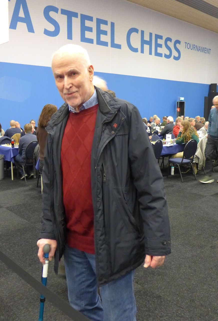 Bob van de Velde in the tournament hall