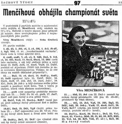 Bericht und Bild Vera Menchik