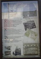 Aushang an der Außenseite des Hotels - ehemals "Deutsches Haus", nun "Bürgerhaus" Zum Storch.