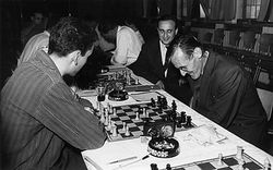 Dr. Michel Roos und Emil Joseph Diemer, Bad Mondorf (1958)