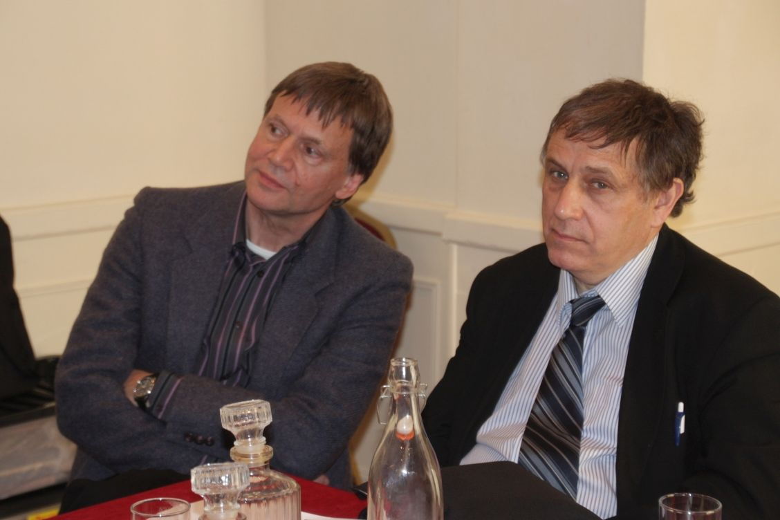 Jimmy Adams with Raymond Cannon, 2012