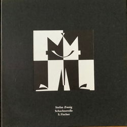 Zweig, Schachnovelle, S. Fischer. paper cuts v. A. Holtgreve. book cover.