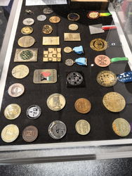 Collection of official FIDE coins