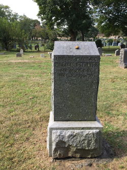 Steinitz headstone, 2019