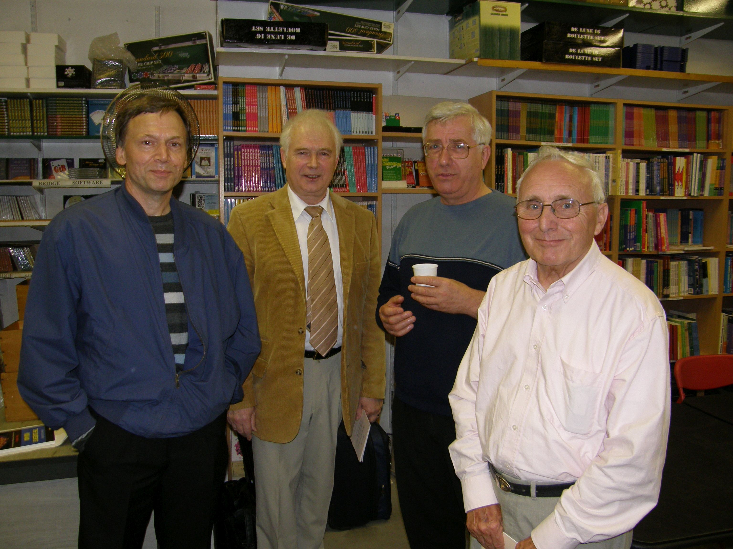 Jimmy Adams, Owen Hindle, Tony Gillam and Leonard Skinner, London 2007