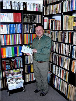 Wladimir Sokolow  in the midst of his collection