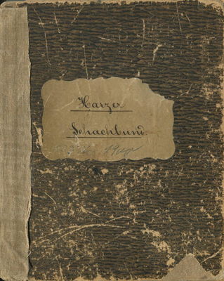 Harzer Schachbund - book cover title page (outside)