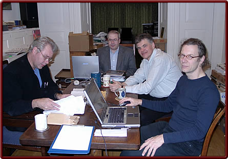 Hans Engberts, Ralf Binnewirtz, Andreas Saremba und Jurgen Stigter