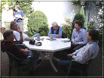 at the table: Günter Büsing, bernd ellinghoven, Manfred Mittelbach, Norbert Fieberg, Hans-Jürgen Fresen
