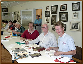 At the front desk Jurgen Stigter, Calle Erlandsson and Peter Holmgren.