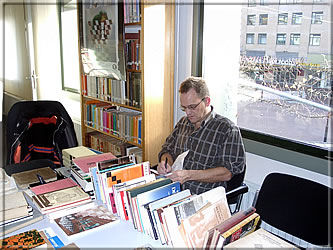 Joop Jansen in the Max Euwe-Centrum (November 2006)