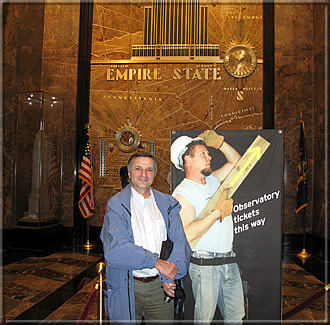 Michael paid a visit to the Empire State Building