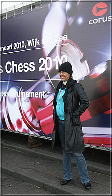 Lorena Zepeda - gut gelaunt trotz letztem Gruppenplatz.